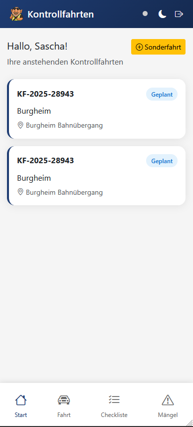 Wechseln sie Zwischen Light und Darkmode